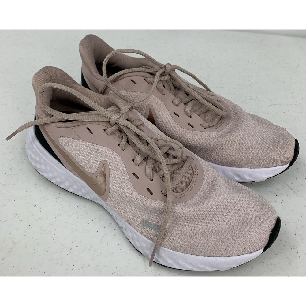 Nike Revolution 5 Barely Rose Gold Size 9 Running Shoes Sneakers
